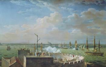 Cherbourg Harbour, 1822 (oil on canvas) | Obraz na stenu