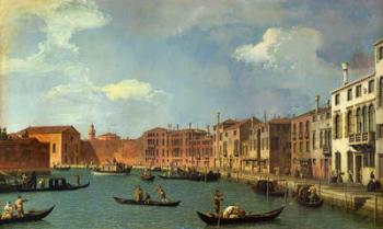 View of the Canal of Santa Chiara, Venice (oil on canvas) | Obraz na stenu