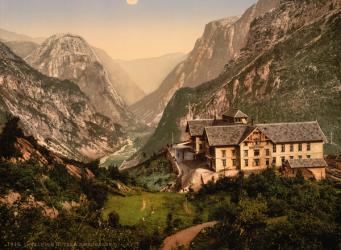 Stalheim Hotel and Naerodalen, Norway, c.1890-c.1900 | Obraz na stenu