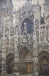 Rouen Cathedral, the west portal, Harmony in Grey, 1894 (oil on canvas) | Obraz na stenu