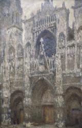 Rouen Cathedral, the west portal, Harmony in Grey, 1894 (oil on canvas) | Obraz na stenu