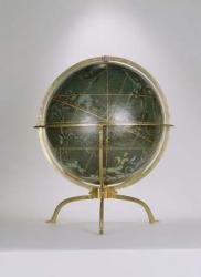 Celestial Globe, one of a pair known as the 'Brixen' globes, 1522 (pen & ink, w/c & gouache on wood) | Obraz na stenu
