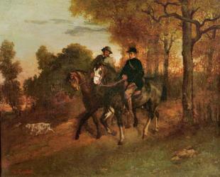 The Return from the Hunt, 1857 (oil on canvas) | Obraz na stenu