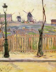 The Windmills at Montmartre, 1884 (oil on canvas) | Obraz na stenu