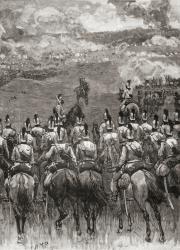 The Battle of Königgrätz aka the Battle of Sadowa, Sadová, or Hradec Králové, near Sadová, Bohemia, ( present-day Czech Republic ) 3rd July 1866 | Obraz na stenu