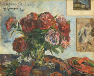 Still Life with Peonies, 1884 (oil on canvas) | Obraz na stenu