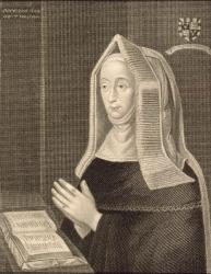Portrait of Margaret Beaufort (1443-1509), from 'Lodge's British Portraits', 1823 (litho) | Obraz na stenu