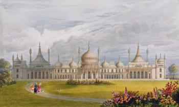 Brighton Royal Pavilion, 19th century (w/c on paper) | Obraz na stenu