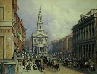 St. Mary le Strand, 1836 (w/c) | Obraz na stenu