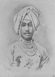 Maharaja Rajinder Singh (engraving) | Obraz na stenu