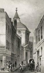 Physician's College, Warwick Lane, 1830 (engraving) | Obraz na stenu