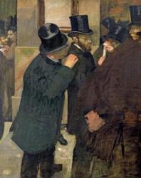 At the Stock Exchange, c.1878-79 (oil on canvas) | Obraz na stenu
