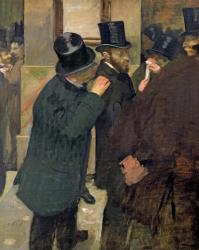 At the Stock Exchange, c.1878-79 (oil on canvas) | Obraz na stenu