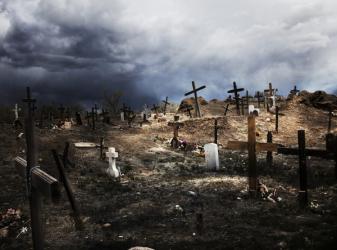 Pueblo Cemetery Taos | Obraz na stenu