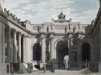 Lothbury Court, Bank of England 1801 (w/c on paper) | Obraz na stenu