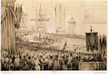 The Re-establishment of the Cult: A Te Deum at Notre-Dame de Paris, 18th April 1802 (litho) | Obraz na stenu