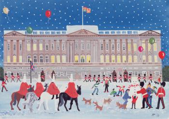 Buckingham Palace, London (w/c on paper) | Obraz na stenu