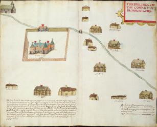 The Buildings of the Company of Ironmongers (colour engraving) | Obraz na stenu