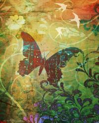 Butterfly Haiku, 2014, (digital mixed media phoneography) | Obraz na stenu