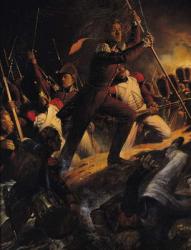 Charles-Amedee-Albert de Savoie, Prince de Carignan (1798-1849) Leading the Assault at the Siege of the Trocadero, 31st August 1823, 1828 (oil on canvas) | Obraz na stenu