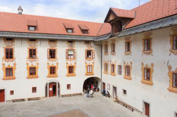 Gewerkenegg Castle, Idrija, Slovenia (photo) | Obraz na stenu