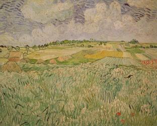 The Plain at Auvers, 1890 (oil on canvas) | Obraz na stenu