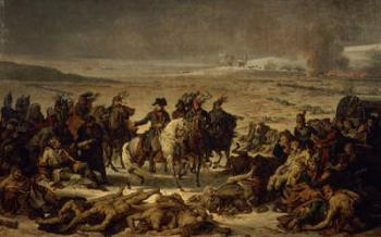 After the Battle of Eylau, 9th February 1807 (oil on canvas) | Obraz na stenu