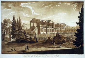 View of the Cameron Gallery in Tsarskoe Selo, 1793 (aquatint) | Obraz na stenu