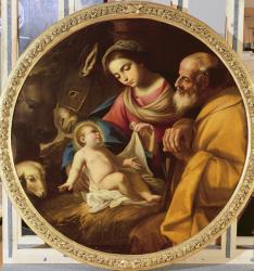 Holy Family (tondo) | Obraz na stenu