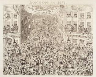 Mayhew's Great Exhibition of 1851: London in 1851, 1851 (etching) | Obraz na stenu