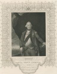 Charles Cornwallis, from 'Gallery of Historical Portraits', published c.1880 (litho) | Obraz na stenu