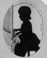 William Crotch Playing the Organ (engraving) | Obraz na stenu