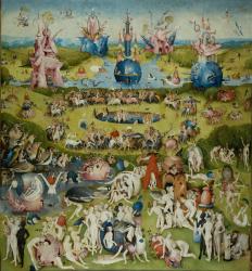 The Garden of Earthly Delights, 1490-1500 (oil on panel) | Obraz na stenu