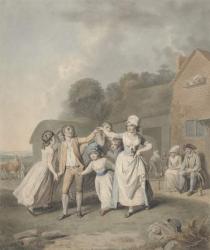 Children Dancing, 1798 (w/c on paper) | Obraz na stenu