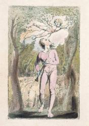 'Innocence', plate 1 from 'Songs of Innocence', 1789 (hand-coloured relief etching with w/c on paper) | Obraz na stenu
