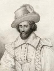 Henry Carey, illustration from 'A catalogue of Royal and Noble Authors, Volume V', published in 1806 (litho) | Obraz na stenu