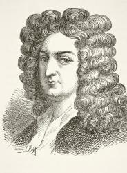 Joseph Addison, from 'The National and Domestic History of England' by William Hickman Smith Aubrey (1858-1916) published London, c.1890 (litho) | Obraz na stenu