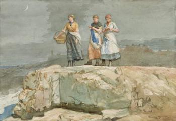The Cliffs, 1883 (w/c on paper) | Obraz na stenu