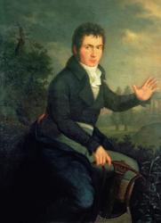 Ludvig van Beethoven (1770-1827), 1804 (oil on canvas) (for detail see 67289) | Obraz na stenu
