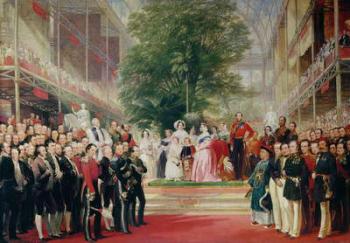 The Opening of the Great Exhibition, 1851-52 (oil on canvas) | Obraz na stenu