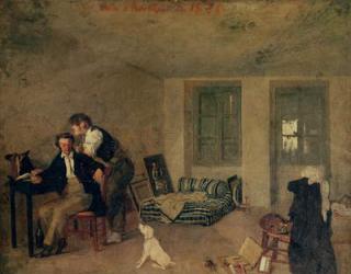 My Room in 1825 (oil on canvas) | Obraz na stenu