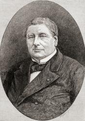 Eugène Marin Labiche, from 'The Century Illustrated Monthly Magazine', published 1884 (wood engraving) | Obraz na stenu
