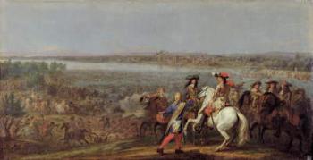 The Crossing of the Rhine, 12th June 1672 (oil on canvas) | Obraz na stenu