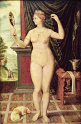 Venus with a Mirror (oil on canvas) | Obraz na stenu