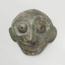 Chinese bronze mask, c.1100-800 BC (bronze) | Obraz na stenu