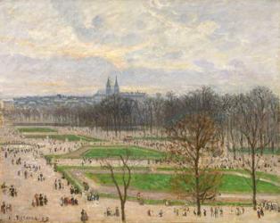The Garden of the Tuileries on a Winter Afternoon, 1899 (oil on canvas) | Obraz na stenu