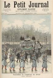 The Funeral of the Emperor of Brazil: The Carriage, from 'Le Petit Journal', 26th December 1891 (colour litho) | Obraz na stenu
