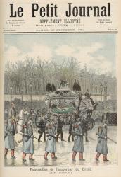 The Funeral of the Emperor of Brazil: The Carriage, from 'Le Petit Journal', 26th December 1891 (colour litho) | Obraz na stenu