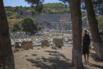 Ephesus, Turkey. The theatre. (photo) | Obraz na stenu