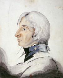 Portrait of Lord Horatio Nelson (1758-1805) (w/c on paper) | Obraz na stenu